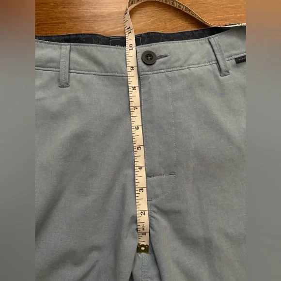 7 Diamonds Dynamic Performance Shorts Mens 30 Light Blue Chino Stretch Golf - Picture 7 of 10